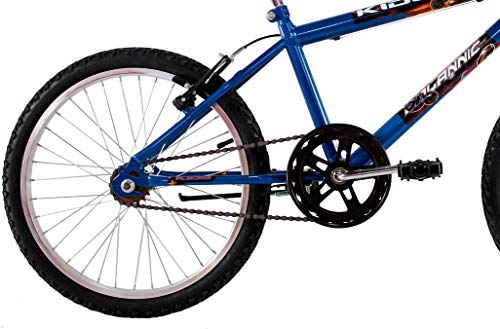 Bicicleta Infantil Aro 20 Masculina Cross Kids Azul