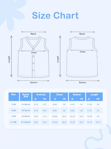 Image of Kidbea Organic Cotton Muslin Button Jabla with Button for Newborn Baby Boys Summer Wear Sleeveless Vest Jabala Pack of 7 (3-6 Months)