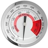 BBQ Lid Thermometer Gauge for KitchenAid Grill Replacement Parts 720-0954 KitchenAid 720 0819 720-0745 720-0745A,Nexgrill 720-0733 720-0745,Kirkland 720-1068,Oklahoma Joe 15202029,Kenmore 146.48589710