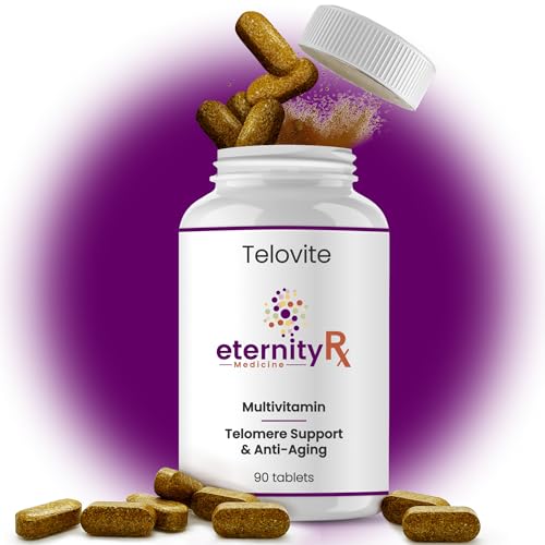 Telovite Daily Multivitamin for Men & Women – Telomere & Cellular...