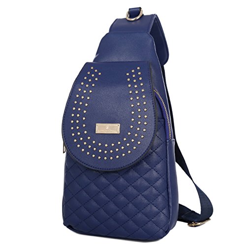 Sac poitrine casual avec bandoulière réglable : sacoche de rangement simple et ergonomique