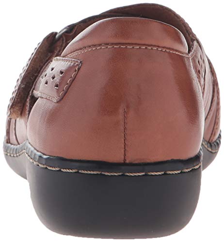 Clarks Ashland Spin Q Mocassim feminino sem cadarço, Bronzeado, 8.5