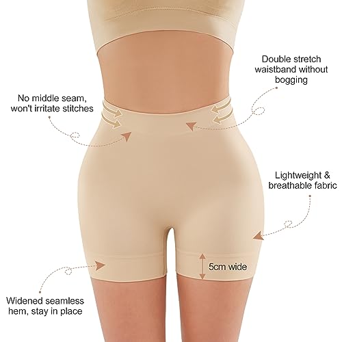 YADIFEN 3 Pack Slip Shorts for Women Under Dress, Anti Chafing Underwear Seamless Shaping Boyshort Panties Comfy Shorts2