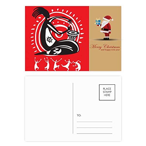 Cartes postales Mexique Noël tambourin danse mexicaine traditionnelle x20