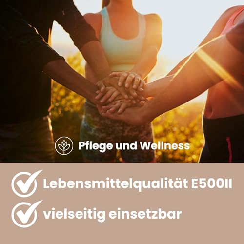 Natron Pulver 1kg Lebensmittelqualität E500ii | Natriumbicarbonat Backsoda Backpulver Backing Soda Natriumhydrogencarbonat | zum Putzen Reinigen rein Premium Qualität