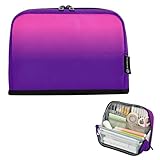 Estuche grande para lápices con cremallera, estuche de almacenamiento para lápices, bolsa para lápices para adolescentes y niñas, estuche para niños, viajes, adultos, niños, organizador de vuelta a la