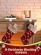 EBANKU Weihnachtsstrumpfhalter,Silber 8 Stück, Metall Aufhängehaken, rutschfeste Hänge Kaminhaken, Strumpfhalter, Strumpfhalter Sockel, Christmas Stocking Holder