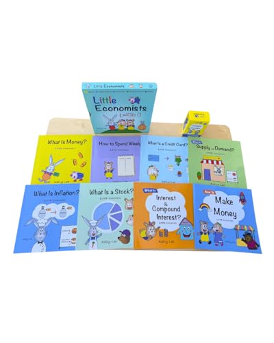 Little Economists Complete Set (Financial Literacy Books for Ages 4-10, Great for Classrooms, Homeschoolers, Teachers, Parents)