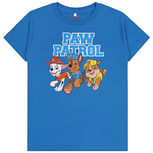 T-shirt bleu Paw Patrol garçon 7-8 ans pour un habillage rapide le matin