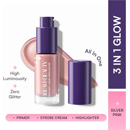 Image of Dream Beauty First Light Liquid Highlighter - LUNARGLOW | Radiant Glow with Dewy, Lightweight Finish | Easy Blend | Long-Stay Illuminator | No Glitter, Just Glow | 10ml