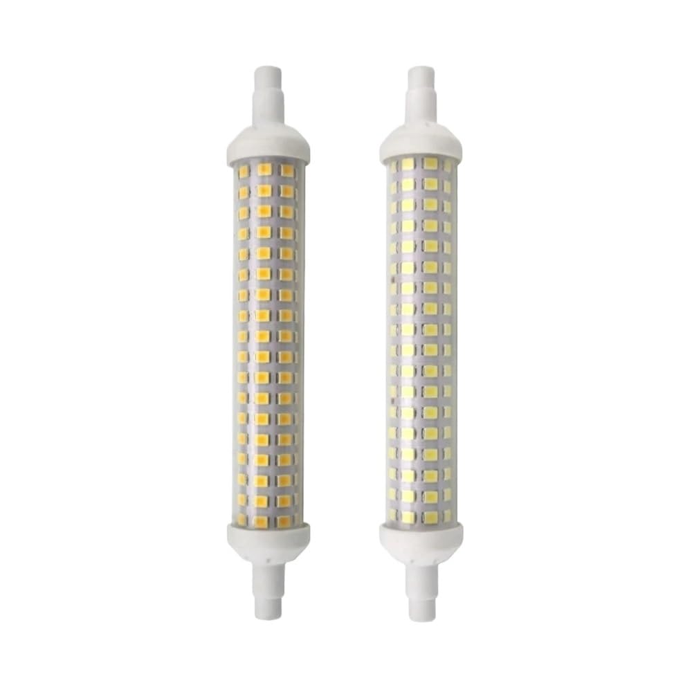 fengyan Casa bombillas 4 piezas LED AC220V Cerámica de luz de inundación R7S J78 J118 J135 10-20W 2835 SMD Reemplaza la lámpara de halógeno 78 mm 118 mm 135 mm 1 0W 15W 20W Iluminación de maíz Familia