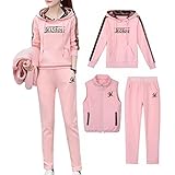 [ジェイストア] あったか 裏起毛 スウェット パーカー セットアップ レディース 秋 冬 3点セット ルームウェア パジャマ 女性用 おしゃれ 寝巻き ベスト あたたかい 柔らかい 上下 セット 無地 もふもふパジャマ 婦人用パジャマ 大人 暖かい シンプル 上下セット スエット ジャージ トレーナー タオル地 モコモコパジャマ スエットパジャマ コスパ ぴんく ピンク 2A-J23 PKM