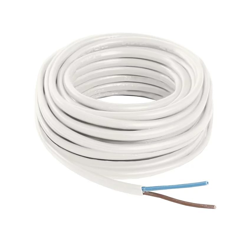 Premium 2 Core Electrical Cable 0.75mm² – PVC Insulated Flexible Copper Twin Flat Wire, 5A Power Cable for Home Wiring, LED Lights, Appliances, Extension Boards & Electrical Installations (5 M)-image-7