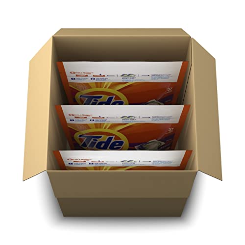 image for Tide PODS Laundry Detergent Soap Pods, Spring Meadow, 37 Count (Pack o