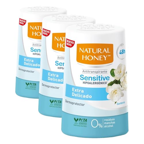 NATURAL HONEY Desodorante roll on - Dermo Sensible (50ml) (Paquete de 3)