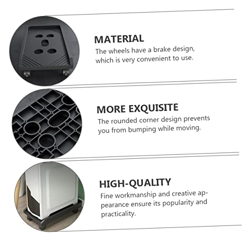 Soporte móvil para CPU con ruedas con bloqueo, soporte ajustable para torre de computadora para casa y oficina, carrito universal con ruedas para PC compatible con la mayoría de las cajas de computadora miniatura 7