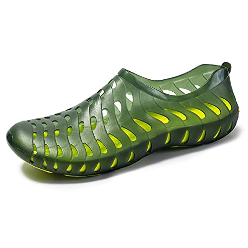 HYDLONGR Men's Women's Lightweight Breathable Non-Slip Garden Sandals Quick-Drying Hole Water Shoes Beach Kayaking Shoes