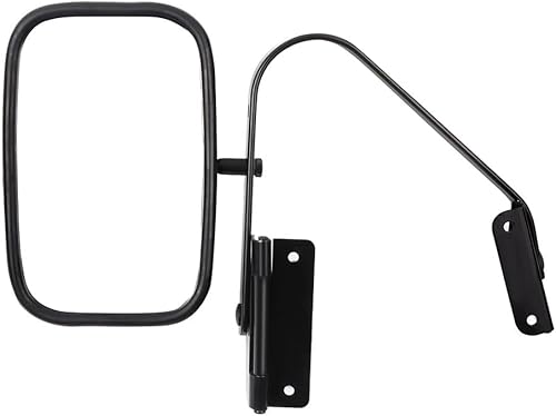 SCITOO Espejo de visión lateral para conductor o pasajero, apto para 1980-1996 para Ford para F150 1980-1996 para F-250 1980-1996 para F-350 Plegado