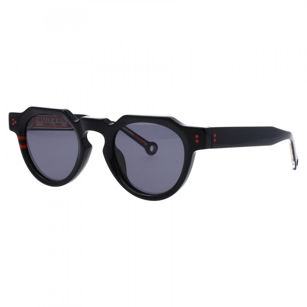 Hally & Son Unisex MH502S Sunglasses, Schwarz, 48/24/145