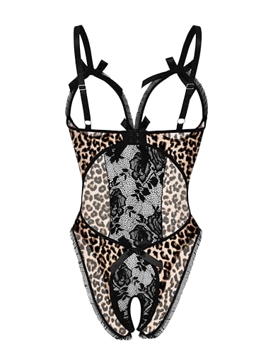 Image of Avidlove Women One Piece Lingerie Sexy Lace Babydoll Mini Bodysuit