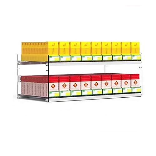 Étui à cigarettes acrylique présentoir mural distributeur 2 niveaux