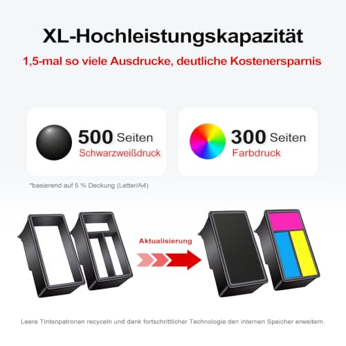 PG-545XL CL-546XL Druckerpatronen Tintenpatrone Ersatz für Canon 545 546 XL – Ansicht 4
