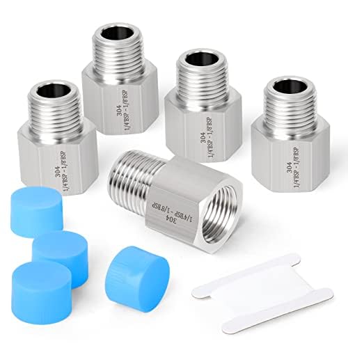 Raccord hexagonal 1/4 femelle inox 304 pour stopper les fuites de tuyau