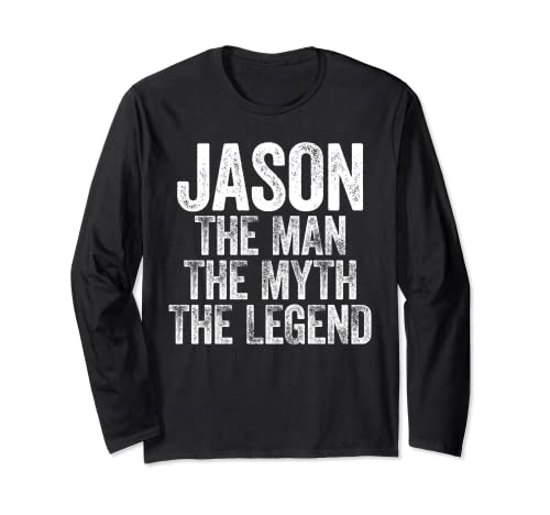 Jason The Man The Myth The Legend Camiseta Manga Larga
