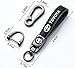 DSVI Car Keychain Keyring Fit Toyota Corolla Avalon Camry Prius Allion RAV4 Highlander, Leather Keychain Lanyard for Car Key Fob Holder, Souvenir/Gifts