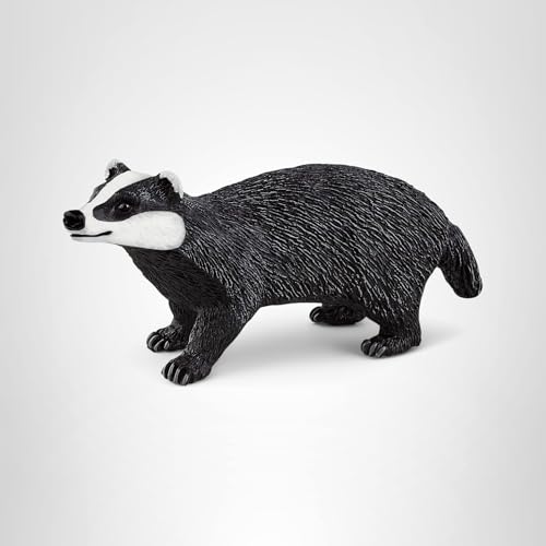 SCHLEICH 14842 Badger Wild Life Toy Figurine for children aged 3-8 Years