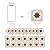 ViibXfans 24Pcs 4x4 Peel and Stick Tile Stickers, Square Tile Decals Backsplash for Kitchen Wall, Fireplace, Bathroom, Brown