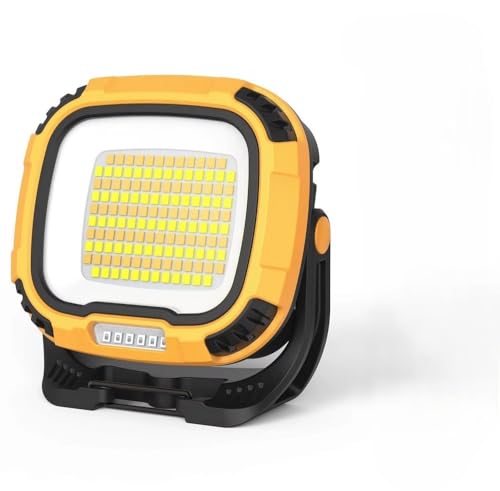 WS-582 LED Çalışma Feneri, 3500 Lümen, Powerbank Özellikli, Mıknatıslı, USB Şarjlı, Tripod Bağlantılı, Taşınabilir Aydınlatma Kamp, Avcılık, Acil Durum