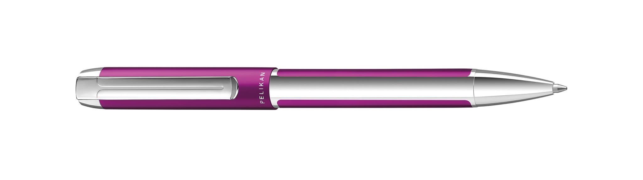 Pelikan Kugelschreiber Pura K40 mit Gravur Geschenk - einzigartige Stifte mit Namen - Kugelschreiber personalisiert (Violett)
