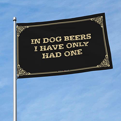 ��w���̌��̃r�[���̃|�X�^�[�AI Have Only Had One Flag �t���b�O ���� �e�B�[�� �K�[���Y ��w�� ���� �ʔ��� (120X180cm)