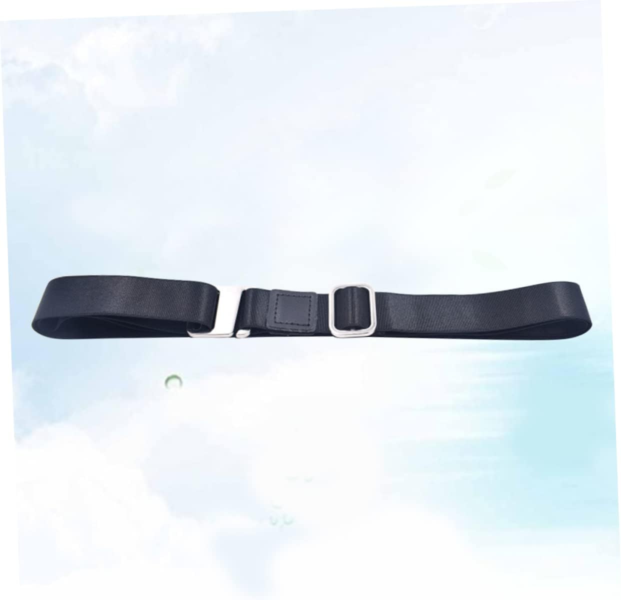 Adjustable Slip Shirt Stays for Men and Women Elastic Shirt Lock Undergarment Belt Day Black Design