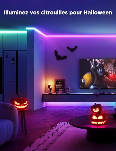 Ruban LED RGBIC 5m Govee : Contrôle WiFi et Compatibilité - Geekodrome: Boutique d'accessoires geek Personnalisation de bandes LED