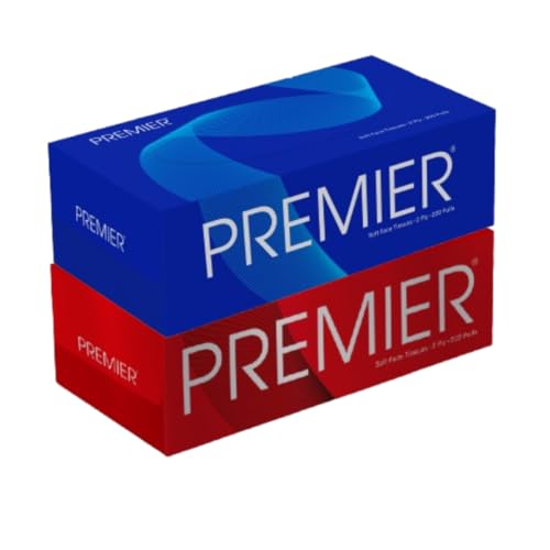 Image of Premier Facial Tissue Paper Box-Soft Pack (400 Pulls, 800 Sheets) | 200 pulls x 2 Packs | Super Soft, Skin Friendly & Highly Absorbent Face Tissue Napkins | Car Tissues, Office Tissue Paper