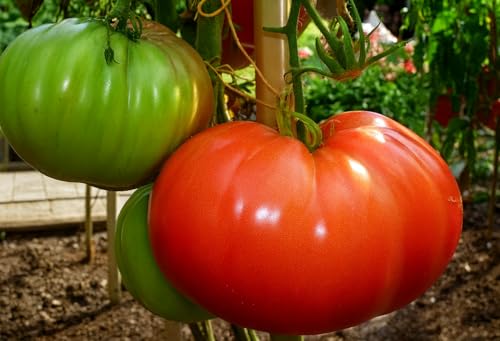 Tomate Brandywine – Alte Tomatensorte - Intensiver Geschmack, hohe Ernte - 20 Samen