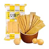 SIJIYUNLI-Tofu Skin 120g/4.23oz Dried Soybeans, Vegetarian Enthusiast, Suitable for Cold Salad or Hot Pot, Spicy Bar Ingredients, Cooking Versatile