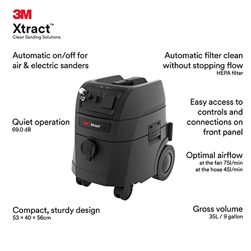 3M Xtract 9 Gallon Industrial Vacuum