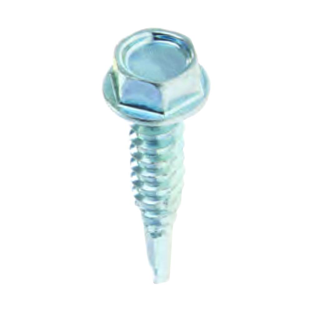 Selecta TK10112J #10 x 1-1/2” Hex Washer Head Self-Drilling Screws, Jar of 100