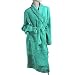 Bademantel Unisex Microfaser Saunamantel Morgen Supersoft Fleece Cashmere Touch Mantel Damen & Herren viele Farben und Größen (DE/NL/SE/PL, Alphanumerisch, L, XL, Regular, Regular, Türkis)