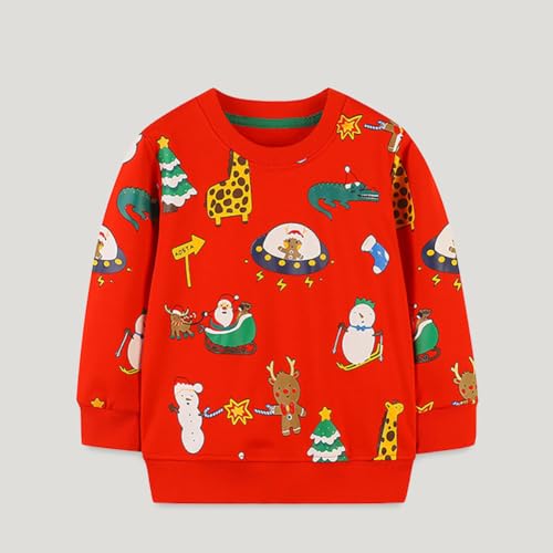 Boys Sweatshirts Long Sleeve Sweatshirts T-shirts Crew Neck Cotton Casual Sweatshirts Cartoon Tops for Boys-141 5