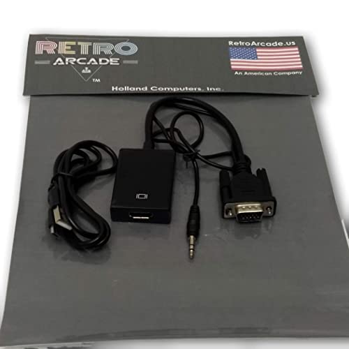 VGA Male to HDMI Video Cable Converter Adapter with Audio