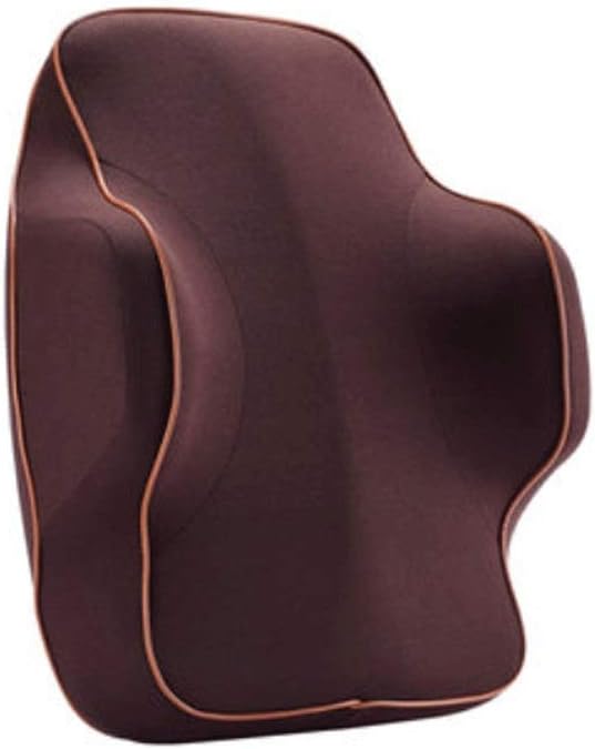 Lumbar Pillow Car Headrest Memory Cotton Car Seat Pillow Lumbar Pillow Driver Car Car Interior Four Seasons(A)