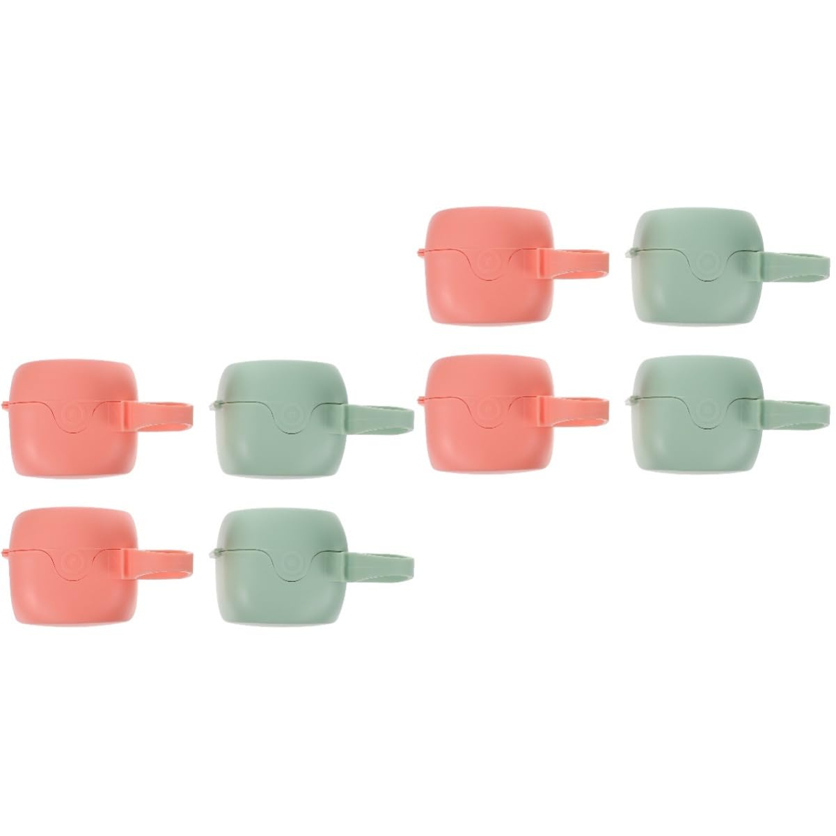 VICASKY 8pcs Portable Pacifier Case Airtight Containers for Newborn Pacifiers Boy Stuff Containers Lids Holder Compact