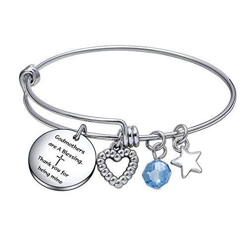Image of De&ai Godmother Appreciation Bracelet, Jewelry for Godmother Birthday Mothers Day Christmas Christening Gift