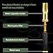 Reusable Cigarette Filter Mouthpiece, Metal Mouthpieces, Cigarette Filter Holder,Never Fades, Carbon Fiber Color, Suitable for Thick, Medium, and Slim Sizes, Cleaning Tools. Birthdays, FatherDay Gift