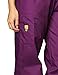 WonderWink Women's Quebec Full Elastic Cargo Pant, Eggplant, Small