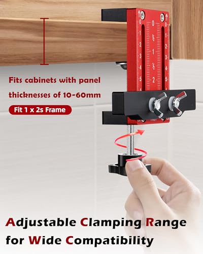 image for Faitio Cabinet Door Installation Positioner, Cabinet Door Mounting Jig